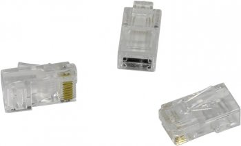 Коннектор Exegate <EX158091RUS> RJ-45 (уп-ка 100шт.)