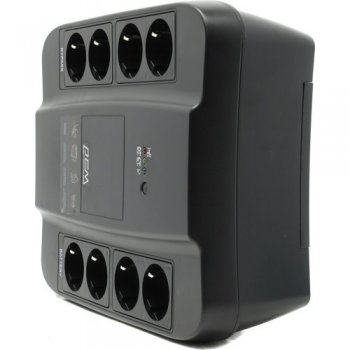 Источник бесперебойного питания PowerCom Spider SPD-850N OffLine, 850VA/510W, Tower, 8xEURO: 4 с резервным питанием, 4 с фильтрацией (332715)