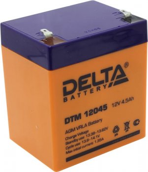 Аккумулятор для ИБП Delta DTM 12045 (12V, 4.5Ah)