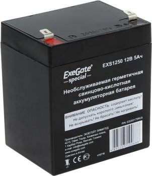 Аккумулятор для слаботочных систем Exegate EXS1250/DTM1205 (12V, 5Ah) <ES255175RUS>
