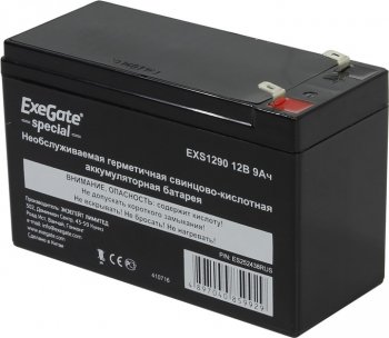 Аккумулятор для слаботочных систем Exegate EXS1290/DTM1209 (12V, 9Ah) <ES252438RUS>
