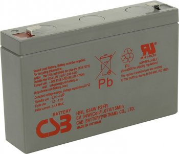 Аккумулятор для ИБП CSB HRL-634W (6V,)