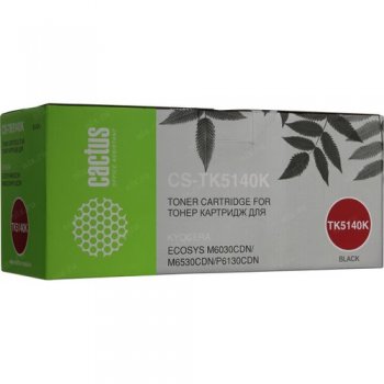 Картридж Cactus CS-TK5140K черный для Kyocera Ecosys M6030cdn/M6530cdn/P6130cdn (7000стр.)