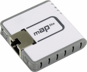 Точка доступа MikroTik <RBmAPL-2nD> RouterBOARD MAP Lite (1UTP 100Mbps, 802.11b/g/n, 1xUSB, 1.5dBi)