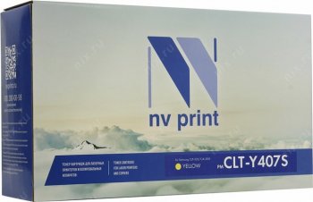 Картридж NV-Print аналог CLT-Y407S Yellow для Samsung CLP-325, CLX-3185