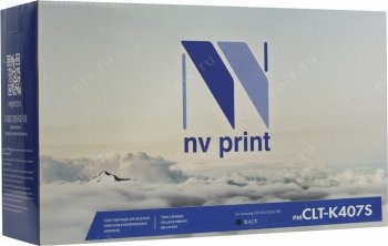 Картридж NV-Print аналог CLT-K407S Black для Samsung CLP-325, CLX-3185