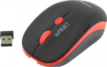 Мышь беспроводная SmartBuy Wireless Optical Mouse <SBM-344CAG-KR> (RTL) USB 4btn+Roll,