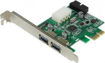Контроллер Orient VA-3U2219PE (OEM) PCI-Ex1, USB3.0, 2 port-ext, 19pin