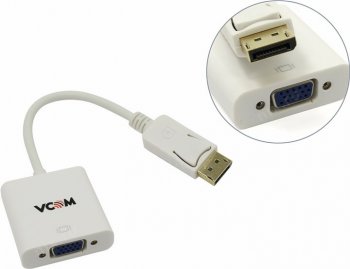Переходник VCOM DisplayPort M-> VGA F 0.15м <CG603>