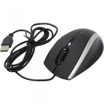 Мышь Defender Optical Mouse <MM-340 Black&Grey> (RTL) USB 3btn+Roll <52340>