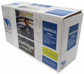 Картридж NV-Print аналог Q6002A Yellow для HP CM1015MFP/1017MFP/1600/2600N/2605/2605DN/DTN