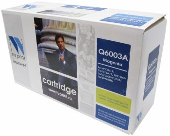Картридж NV-Print аналог Q6003A Magenta для HP CM1015MFP/1017MFP/1600/2600N/2605/2605DN/DTN