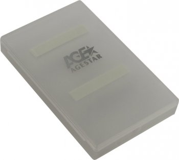 Внешний бокс HDD AgeStar <SUBCP1-White>(2.5" SATA HDD, USB2.0)