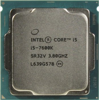 Процессор Intel Core i5 7600K 3.8 GHz/4core/SVGA HD Graphics 630/6Mb/ LGA1151