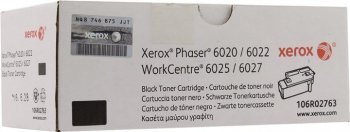 Картридж Xerox 106R02763 Black для Phaser 6020/6022,WorkCentre 6025/6027