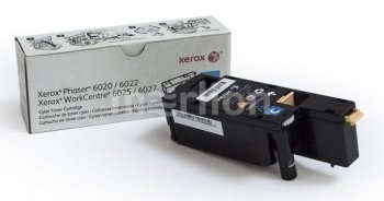 Картридж Xerox 106R02760 голубой для Phaser 6020/6022/6025/6027 (1000стр.)