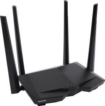 Маршрутизатор TENDA <AC6> AC1200 Smart Dual-Band WiFi Router (3UTP 100Mbps, 1WAN, 802.11a/b/g/n/ac, 867Mbps, 4x5dBi)