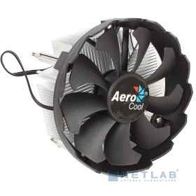 Вентилятор Aerocool BAS Soc-1151/1200 3-pin 24dB Al 100W 422gr Ret