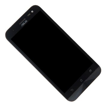 *Дисплей в сборе ZE500KL с тачскрином и передней панелью для ASUS Zenfone 2 Laser ZE500KL, черный (б/у, с разбора)
