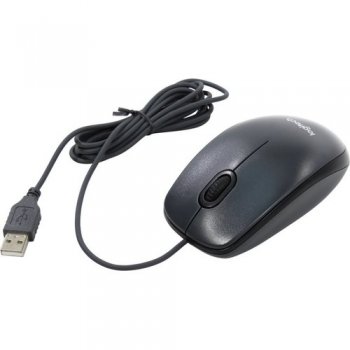 Мышь Logitech Mouse M100 Grey <910-005003> (RTL) USB 3btn+Roll