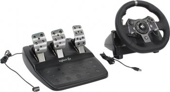Руль Logitech G920 Driving Force (Рулевое колесо, педали, XBOX/PC) <941-000123>