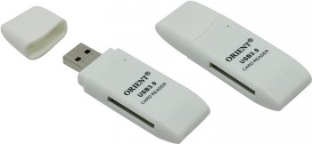 Картридер Orient <CR-017W> USB3.0 SD/microSD Card Reader/Writer