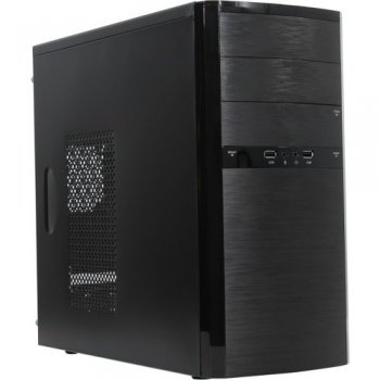 Корпус Miditower Powerman <ES-722BK> microATX 400W (24+2x4+6пин)