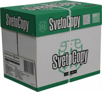 Бумага упаковка 5 шт International Paper SvetoCopy A4 (500 листов, 80 г/м2)