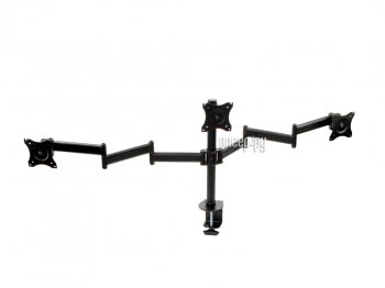 Кронштейн для мониторов Arm Media LCD-T15 черный 15"-32" макс.30кг настольный поворот и наклон верт.перемещ.