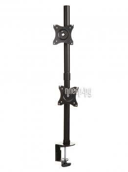 Кронштейн для мониторов Arm Media LCD-T43 черный 15"-32" макс.20кг настольный поворот и наклон верт.перемещ.