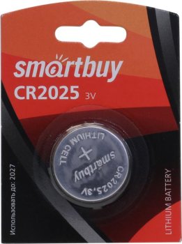 Батарейка Smartbuy SBBL-2025-1B CR2025 (Li, 3V)