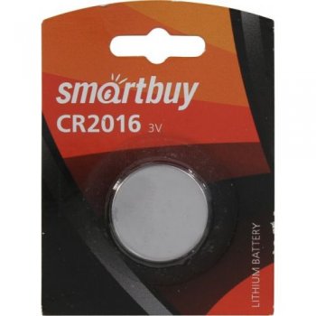 Батарейка Smartbuy SBBL-2016-1B CR2016 (Li, 3V)