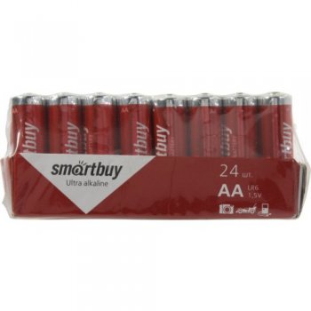 Батарейка Smartbuy SBBA-2A24S, Size"AA", 1.5V, щелочной (alkaline) <уп. 24 шт>