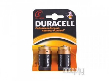 Батарейка C - Duracell Alkaline LR14-MN1400 (2 штуки)