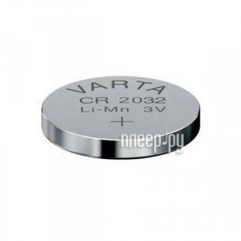 Батарейка Varta Electronics BL1 Lithium CR2032 (1шт) блистер