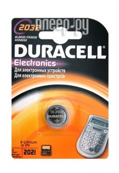 Батарейка Duracell CR2032 BL1 (1 штука)