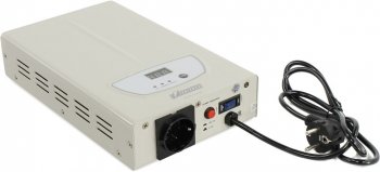 Стабилизатор напряжения Powerman AVS 500S (вх.140-260V, вых.220V±8%, 500VA, 1 розетка Euro)