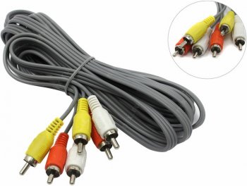 Кабель Smartbuy <KA233> 3RCA-M --> 3RCA-M 3м