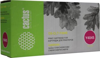 Картридж Cactus CS-CLT-Y404S желтый для Samsung SL-C430/C430W/C480/C480W/C480FW (1000стр.)