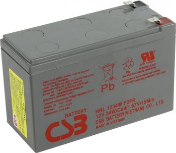 Аккумулятор для ИБП CSB HRL 1234W F2FR (12V, 9Ah)