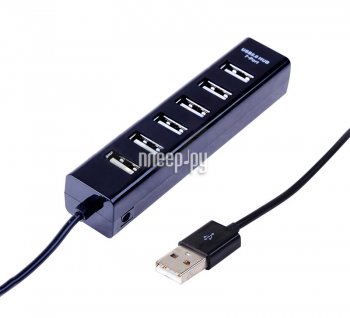 USB-разветвитель Rexant 18-4107 7 ports Black