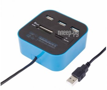 USB-разветвитель Rexant 18-4121 3 ports Black