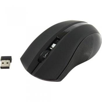 Мышь беспроводная OKLICK Wireless Optical Mouse <615MW> <Black> 1000dpi (RTL)USB 3btn+Roll <412852>