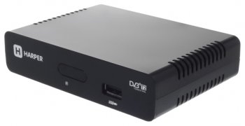 Приставка для цифрового ТВ HARPER <HDT2-1108> (Full HD A/V Player, HDMI, RCA, USB2.0, DVB-T2, ПДУ)