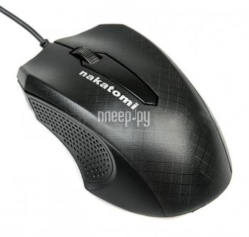 Мышь Nakatomi Optical Mouse <MON-07U> (RTL) USB 3btn+Roll