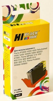 Картридж Hi-Black (HB-CLI-8Bk) для Canon PIXMA iP4200/iP6600D/MP500, Bk (аналог CLI-8BK)