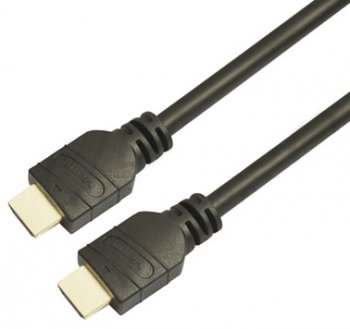 Кабель сигнальный аудио-видео LAZSO WH-111 HDMI (m)/HDMI (m) 30м. Позолоченные контакты черный (WH-111(30M))