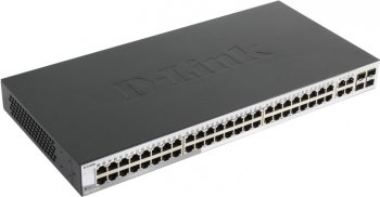 Коммутатор D-Link <DGS-1210-52 /F1A> управляемый (48UTP 1000Mbps+ 4 SFP)