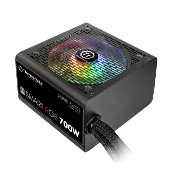 Блок питания Thermaltake Smart RGB 700W (PS-SPR-0700NHSAWE-1) v2.3,A.PFC,80 Plus,Fan 12 см,Retail