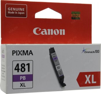 Картридж Canon CLI-481XLPB Photo Blue для Pixma TS8140/TS9140